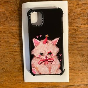 New w/o tags Casetify Clown Kitty iPhone 11 case